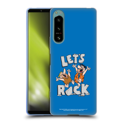 The Flintstones Graphics Fred And Barney Soft Gel Case for Sony Xperia 5 IV