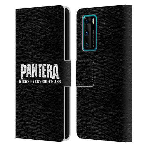 Pantera Art Kicks Leather Book Wallet Case Cover For Huawei P40 5G