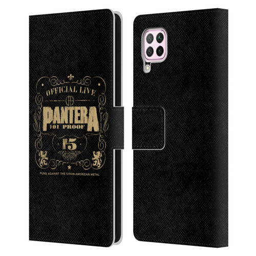Pantera Art 101 Proof Leather Book Wallet Case Cover For Huawei Nova 6 SE / P40 Lite