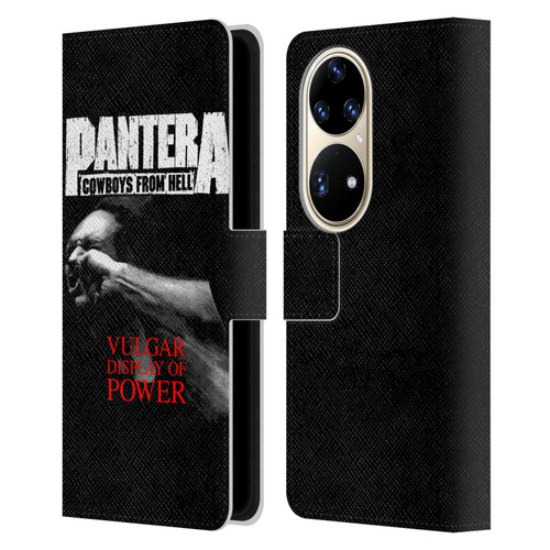 Pantera Art Vulgar Leather Book Wallet Case Cover For Huawei P50 Pro
