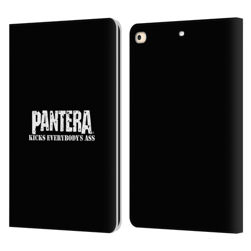 Pantera Art Kicks Leather Book Wallet Case Cover For Apple iPad 9.7 2017 / iPad 9.7 2018