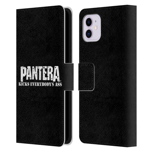 Pantera Art Kicks Leather Book Wallet Case Cover For Apple iPhone 11