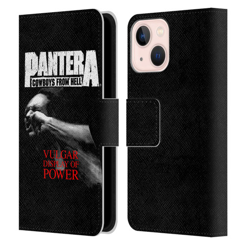 Pantera Art Vulgar Leather Book Wallet Case Cover For Apple iPhone 13 Mini