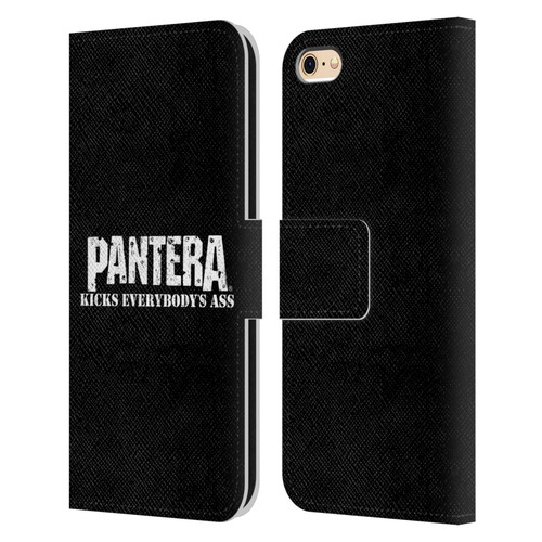 Pantera Art Kicks Leather Book Wallet Case Cover For Apple iPhone 6 / iPhone 6s