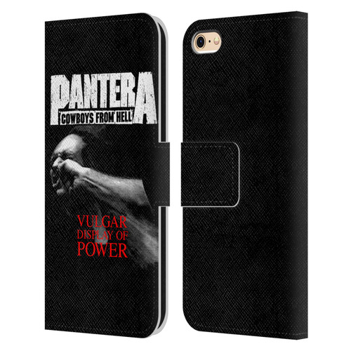 Pantera Art Vulgar Leather Book Wallet Case Cover For Apple iPhone 6 / iPhone 6s