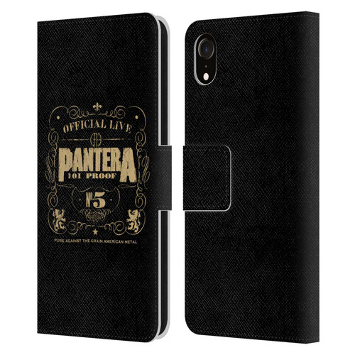 Pantera Art 101 Proof Leather Book Wallet Case Cover For Apple iPhone XR