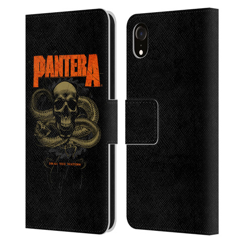 Pantera Art Drag The Waters Leather Book Wallet Case Cover For Apple iPhone XR