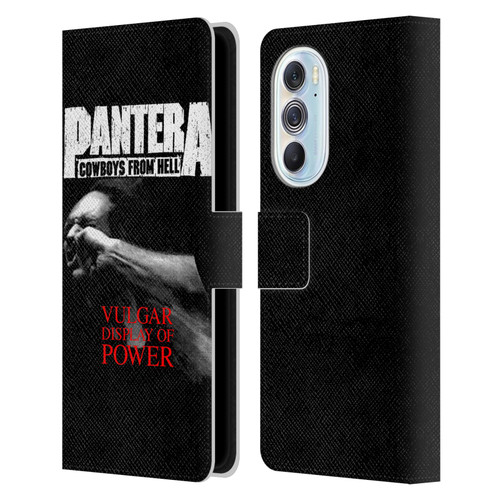 Pantera Art Vulgar Leather Book Wallet Case Cover For Motorola Edge X30