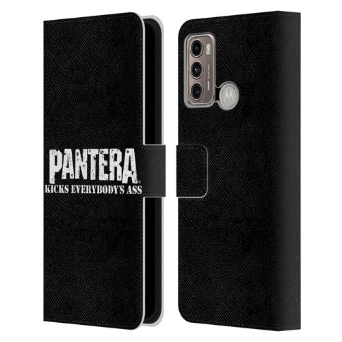 Pantera Art Kicks Leather Book Wallet Case Cover For Motorola Moto G60 / Moto G40 Fusion