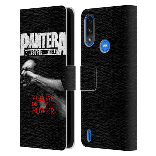 Pantera Art Vulgar Leather Book Wallet Case Cover For Motorola Moto E7 Power / Moto E7i Power