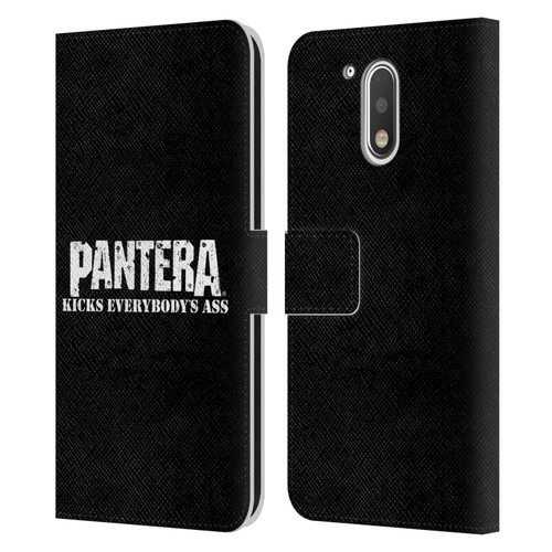 Pantera Art Kicks Leather Book Wallet Case Cover For Motorola Moto G41