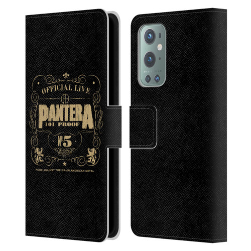 Pantera Art 101 Proof Leather Book Wallet Case Cover For OnePlus 9