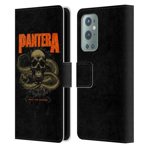 Pantera Art Drag The Waters Leather Book Wallet Case Cover For OnePlus 9