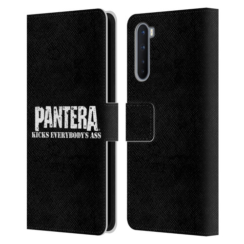 Pantera Art Kicks Leather Book Wallet Case Cover For OnePlus Nord 5G
