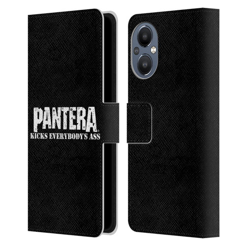 Pantera Art Kicks Leather Book Wallet Case Cover For OnePlus Nord N20 5G