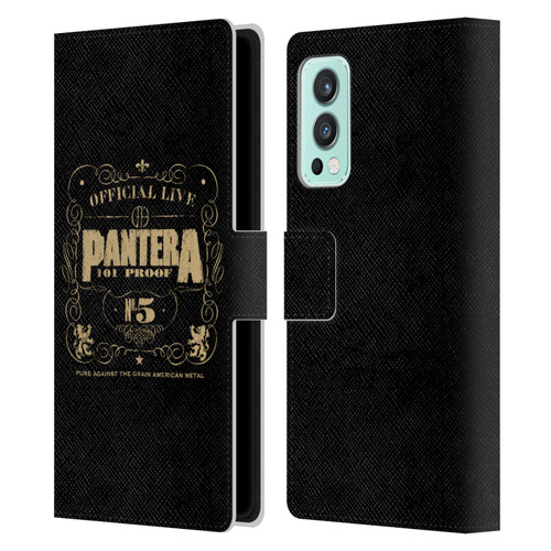 Pantera Art 101 Proof Leather Book Wallet Case Cover For OnePlus Nord 2 5G