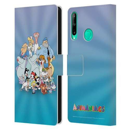 Animaniacs Graphics Group Leather Book Wallet Case Cover For Huawei P40 lite E
