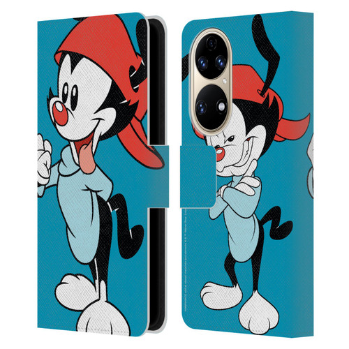 Animaniacs Graphics Wakko Leather Book Wallet Case Cover For Huawei P50