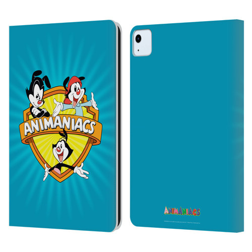 Animaniacs Graphics Logo Leather Book Wallet Case Cover For Apple iPad Air 11 2020/2022/2024