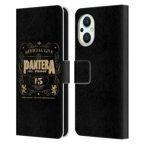 Pantera Art 101 Proof Leather Book Wallet Case Cover For OPPO Reno8 Lite