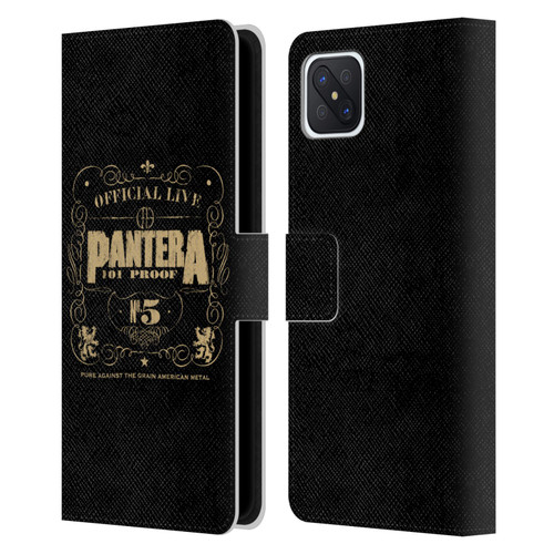 Pantera Art 101 Proof Leather Book Wallet Case Cover For OPPO Reno4 Z 5G