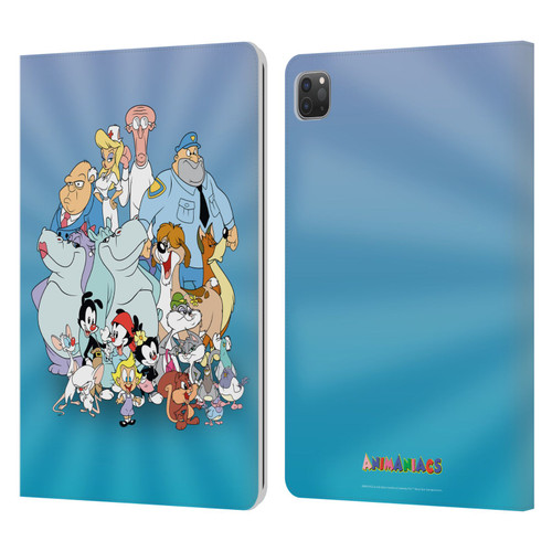 Animaniacs Graphics Group Leather Book Wallet Case Cover For Apple iPad Pro 11 2020 / 2021 / 2022