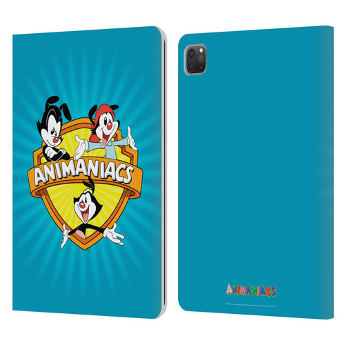 Animaniacs Graphics Logo Leather Book Wallet Case Cover For Apple iPad Pro 11 2020 / 2021 / 2022