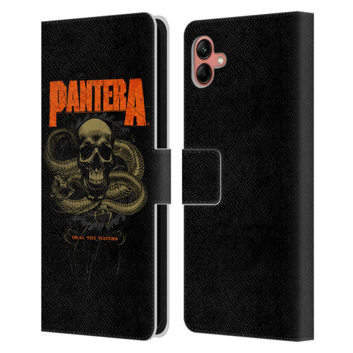 Pantera Art Drag The Waters Leather Book Wallet Case Cover For Samsung Galaxy A04 (2022)
