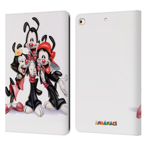 Animaniacs Graphics Formal Leather Book Wallet Case Cover For Apple iPad 9.7 2017 / iPad 9.7 2018