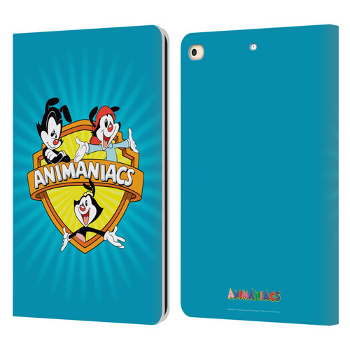 Animaniacs Graphics Logo Leather Book Wallet Case Cover For Apple iPad 9.7 2017 / iPad 9.7 2018