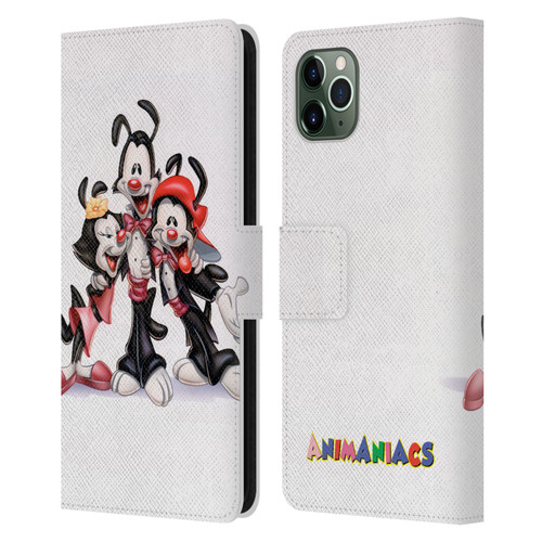 Animaniacs Graphics Formal Leather Book Wallet Case Cover For Apple iPhone 11 Pro Max