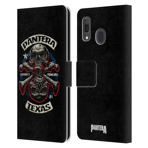 Pantera Art Double Cross Leather Book Wallet Case Cover For Samsung Galaxy A33 5G (2022)