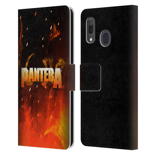 Pantera Art Fire Leather Book Wallet Case Cover For Samsung Galaxy A33 5G (2022)