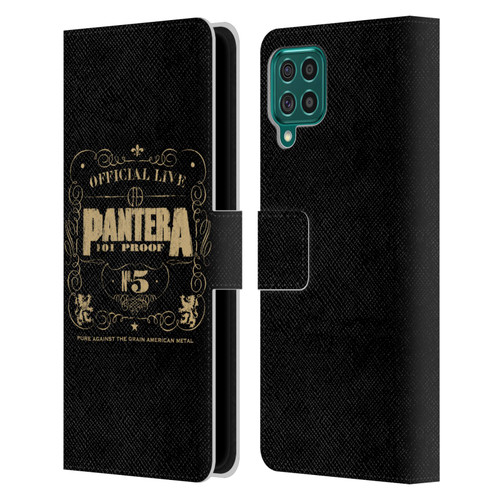 Pantera Art 101 Proof Leather Book Wallet Case Cover For Samsung Galaxy F62 (2021)