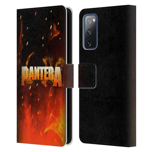 Pantera Art Fire Leather Book Wallet Case Cover For Samsung Galaxy S20 FE / 5G