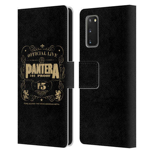 Pantera Art 101 Proof Leather Book Wallet Case Cover For Samsung Galaxy S20 / S20 5G