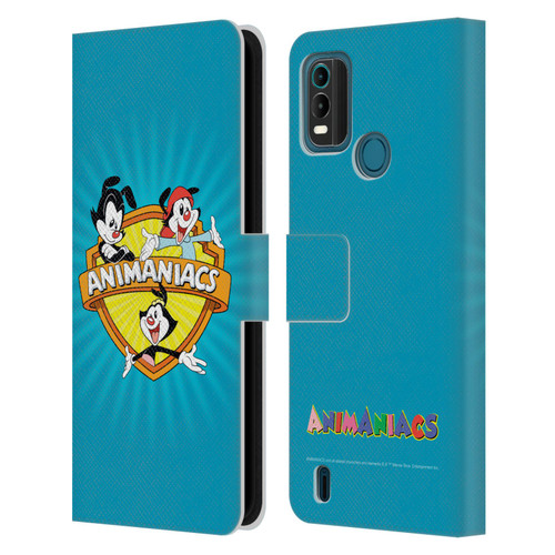 Animaniacs Graphics Logo Leather Book Wallet Case Cover For Nokia G11 Plus