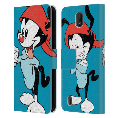 Animaniacs Graphics Wakko Leather Book Wallet Case Cover For Nokia C01 Plus/C1 2nd Edition