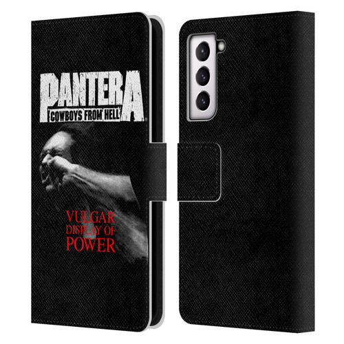 Pantera Art Vulgar Leather Book Wallet Case Cover For Samsung Galaxy S21 5G