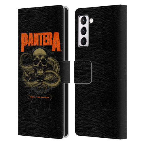 Pantera Art Drag The Waters Leather Book Wallet Case Cover For Samsung Galaxy S21+ 5G