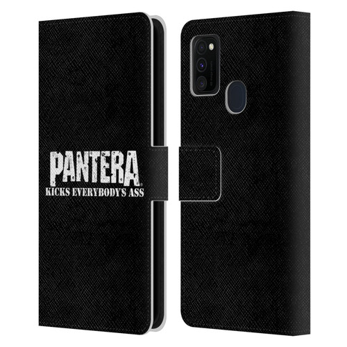 Pantera Art Kicks Leather Book Wallet Case Cover For Samsung Galaxy M30s (2019)/M21 (2020)