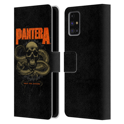 Pantera Art Drag The Waters Leather Book Wallet Case Cover For Samsung Galaxy M31s (2020)