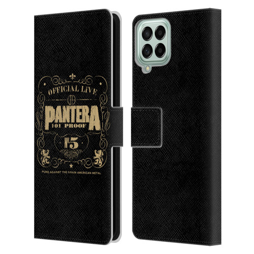 Pantera Art 101 Proof Leather Book Wallet Case Cover For Samsung Galaxy M33 (2022)