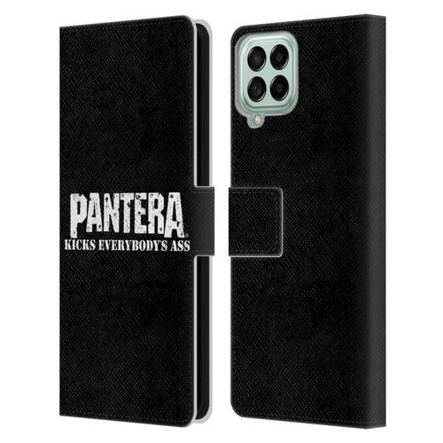 Pantera Art Kicks Leather Book Wallet Case Cover For Samsung Galaxy M33 (2022)