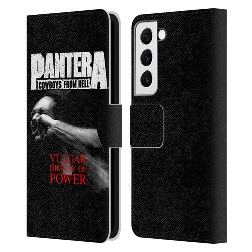 Pantera Art Vulgar Leather Book Wallet Case Cover For Samsung Galaxy S22 5G