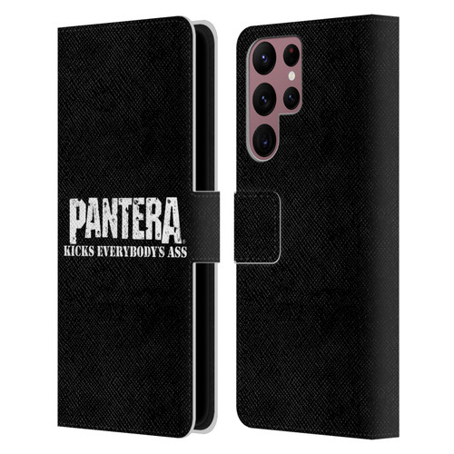 Pantera Art Kicks Leather Book Wallet Case Cover For Samsung Galaxy S22 Ultra 5G