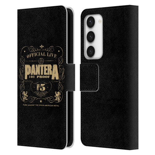 Pantera Art 101 Proof Leather Book Wallet Case Cover For Samsung Galaxy S23 5G