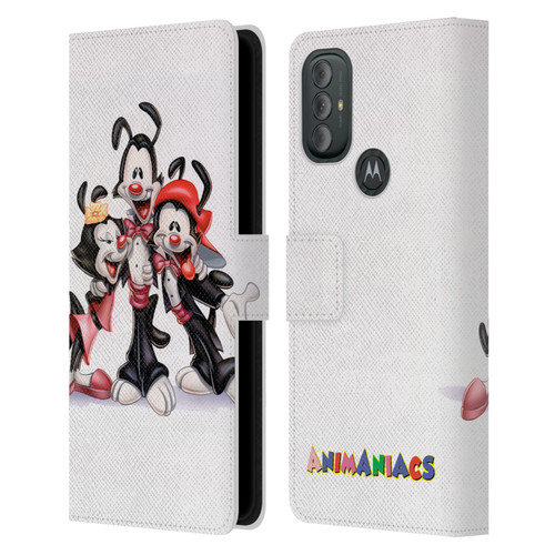 Animaniacs Graphics Formal Leather Book Wallet Case Cover For Motorola Moto G10 / Moto G20 / Moto G30
