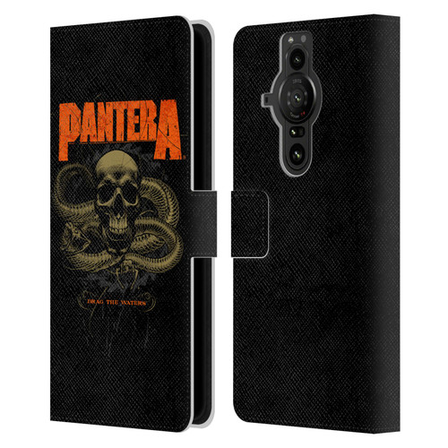 Pantera Art Drag The Waters Leather Book Wallet Case Cover For Sony Xperia Pro-I