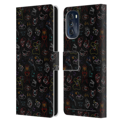 Animaniacs Graphics Pattern Leather Book Wallet Case Cover For Motorola Moto G (2022)